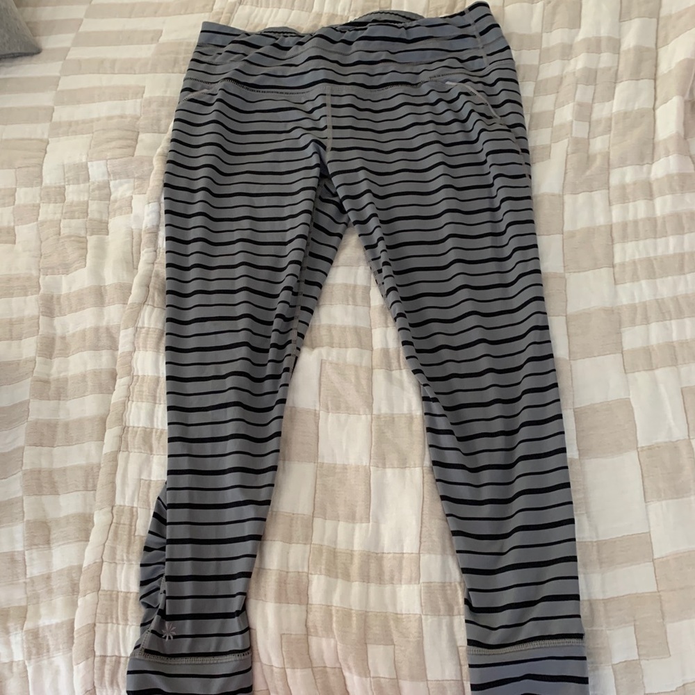 Athleta stripped leggings